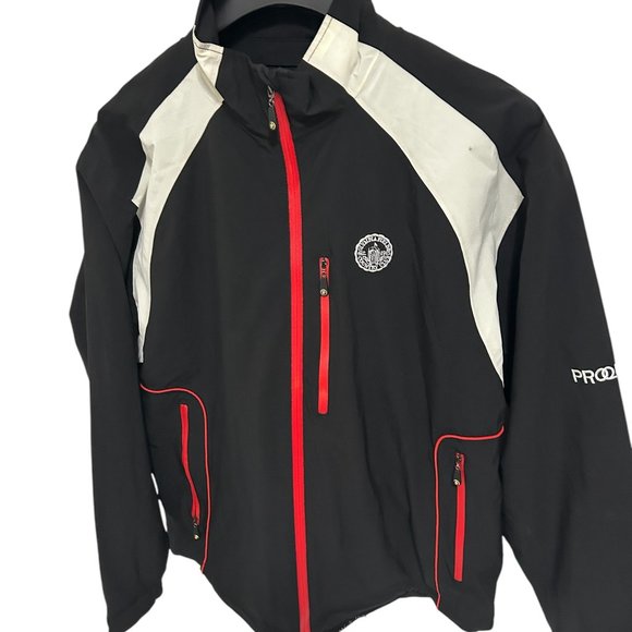 Proquip Golf Windbreaker Jacket Mens Size XL Full Zip Olympia Fields CC Logo - Picture 2 of 7